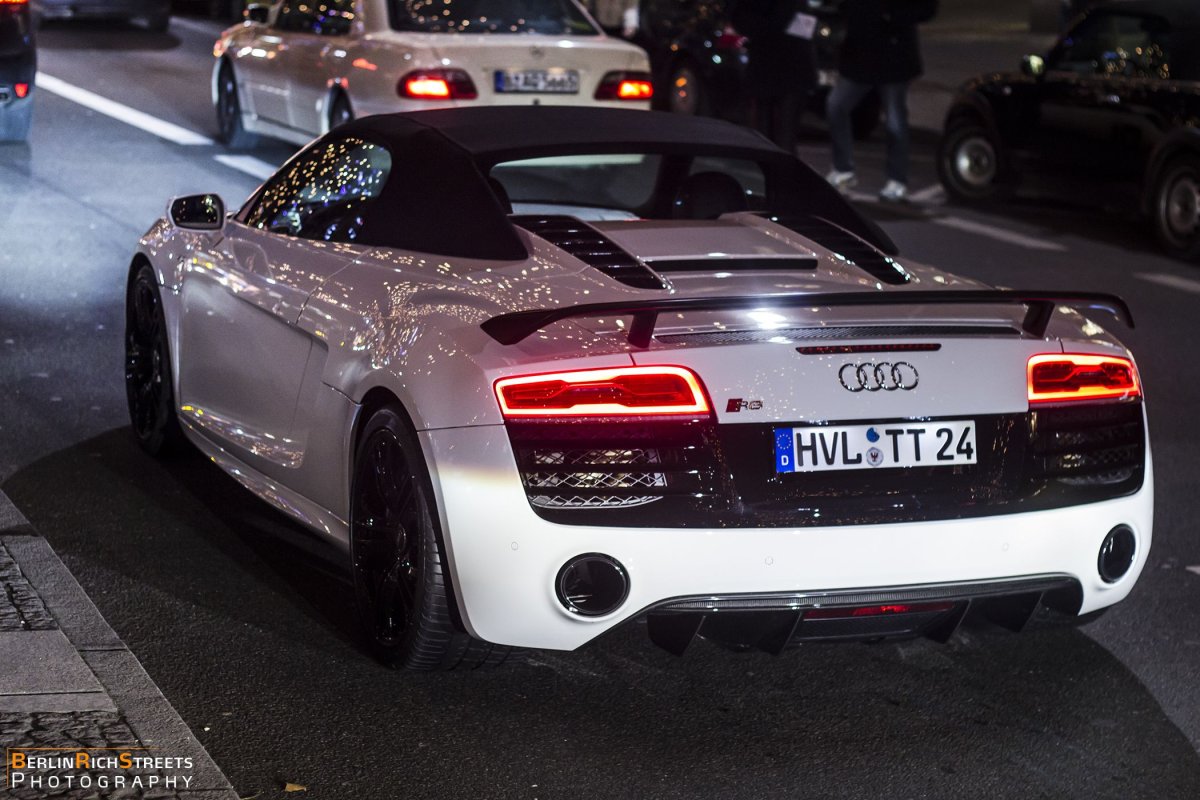 Audi R8 V10 Spyder (2013) spotted in Berlin — BerlinRichStreets